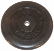 Обрезиненный диск Barbell 15 кг 26 мм MB-PltB26-15